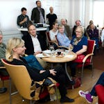 Uppsluppen stämning på LO-Tidningen Live.