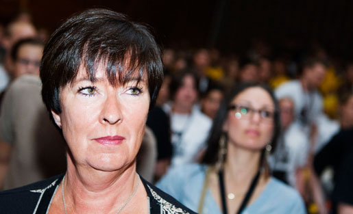 – Vi ska vara ett hot mot hatet, mot högerextremismen. Det är det finaste betyg arbetarrörelsen kan få, säger Mona Sahlin.