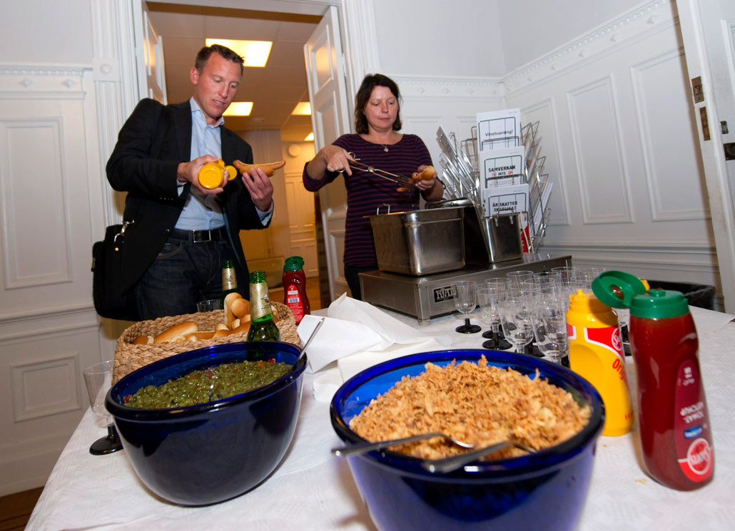 Hans Eriksson, Talentum och LO-Tidningens Eva Vaihinen.