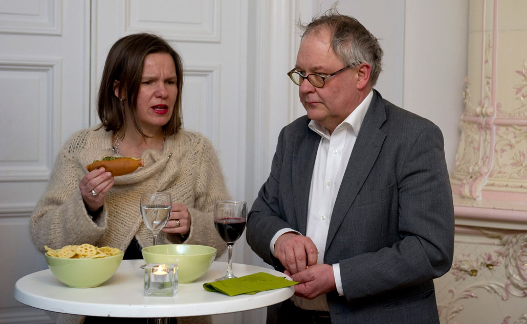 Kristina Mårtensson, LO, och Anders Jonsson, Saco.