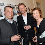 Per Johnsson och Johan Welander, båda Scholz & Friends, och Kinna Flemming, Vision.