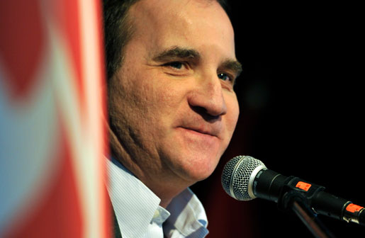 Stefan Löfven, S-ledare.