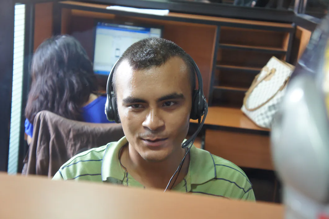Hårt arbete på callcenter i Nepal – Arbetet