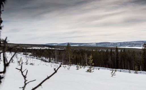 Platsen för det planerade dagbrottet i Jokkmokk.