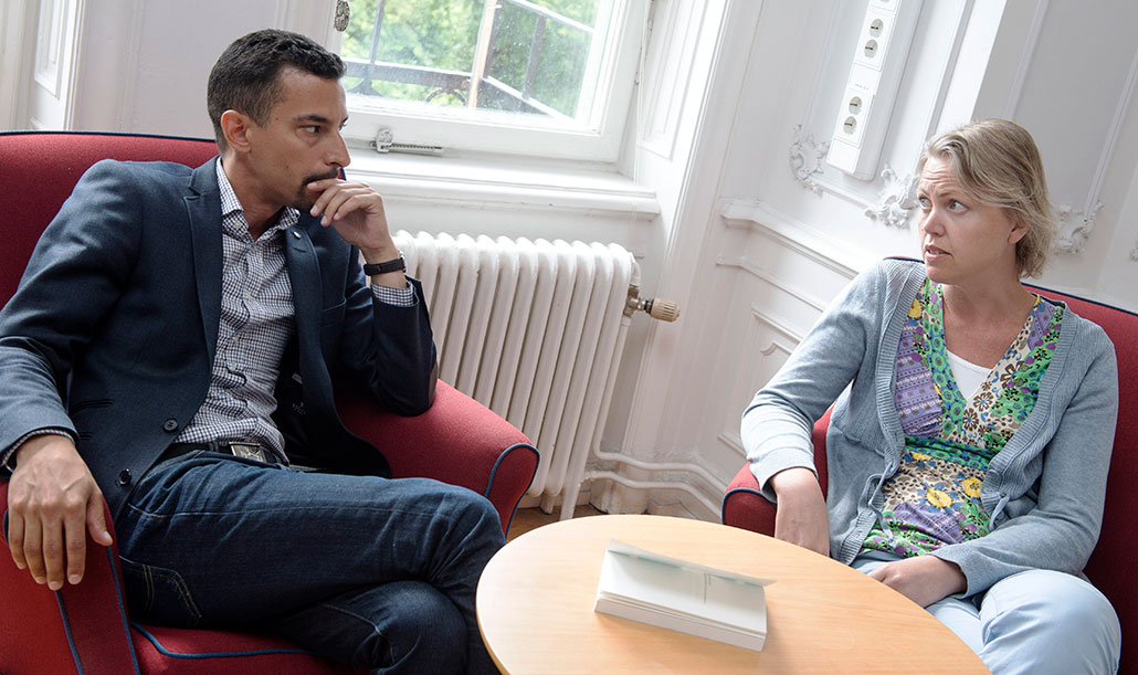 Markus Pettersson och Erica Sjölander möttes för att diskutera den sjunkande löneandelen. Trots att båda kommer från den fackliga sidan hade de olika syn på vad som behöver göras. 