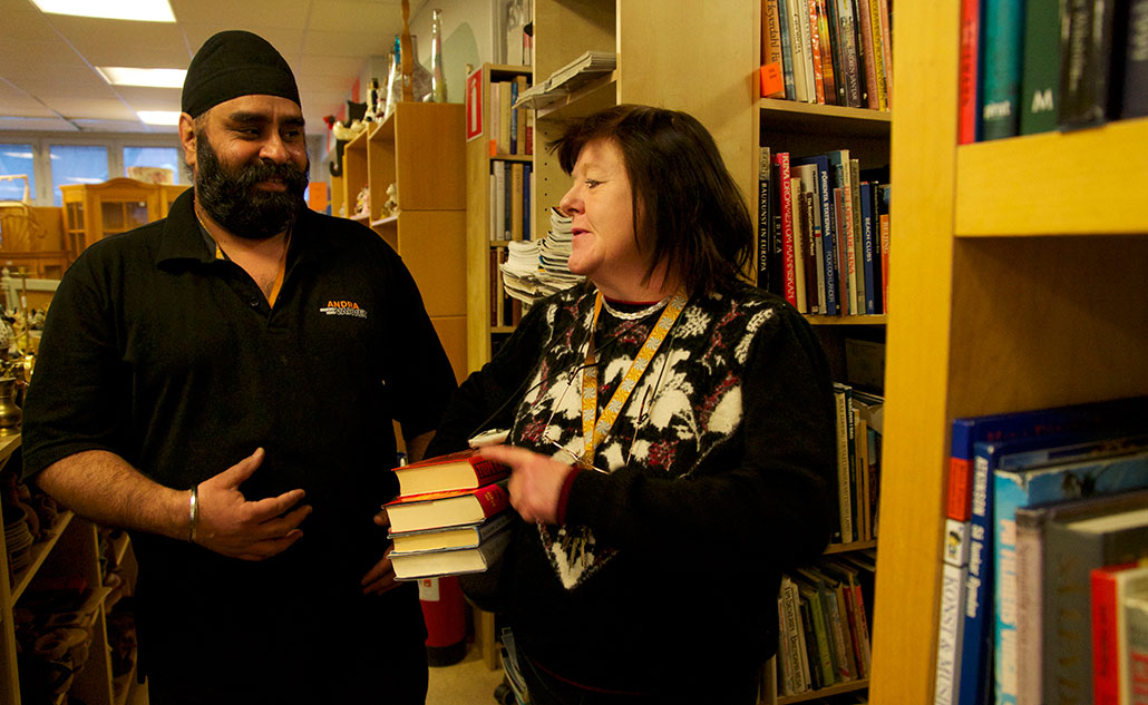 Pappu Singh är kollega med Annika Sjöberg i sysselsättningsfasen på Andra varvet.