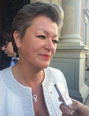 Ylva Johansson. Foto: Göran Jacobsson