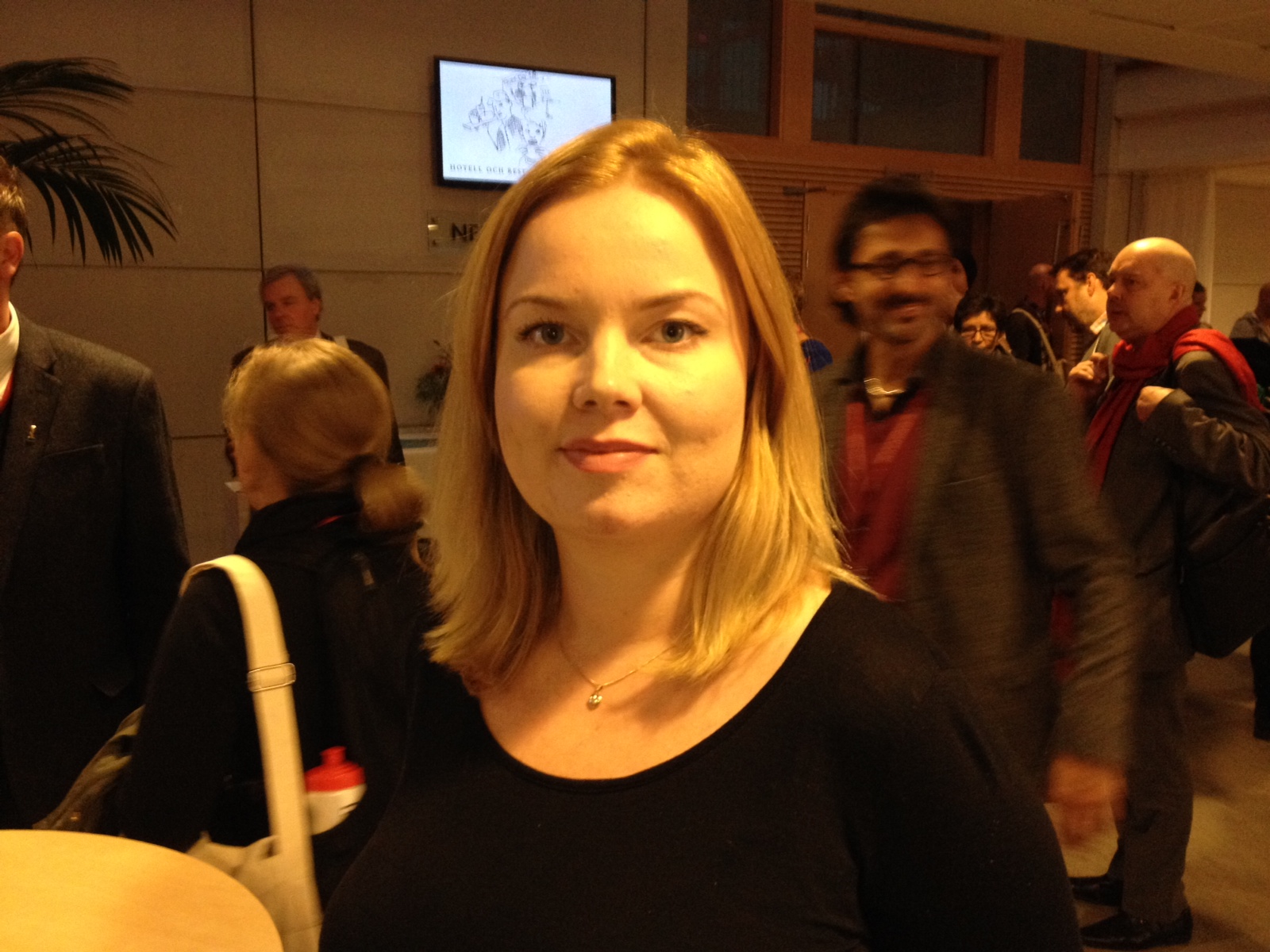 Kongressdebutant: Elin Eriksson. Foto: Mårten Martos Nilsson