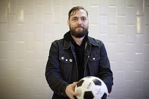 Andreas Bjunér tror att Hammarby hamnar på runt tionde plats i Allsvenskan i år. Foto: XAVI TORRES-BACCHETTA