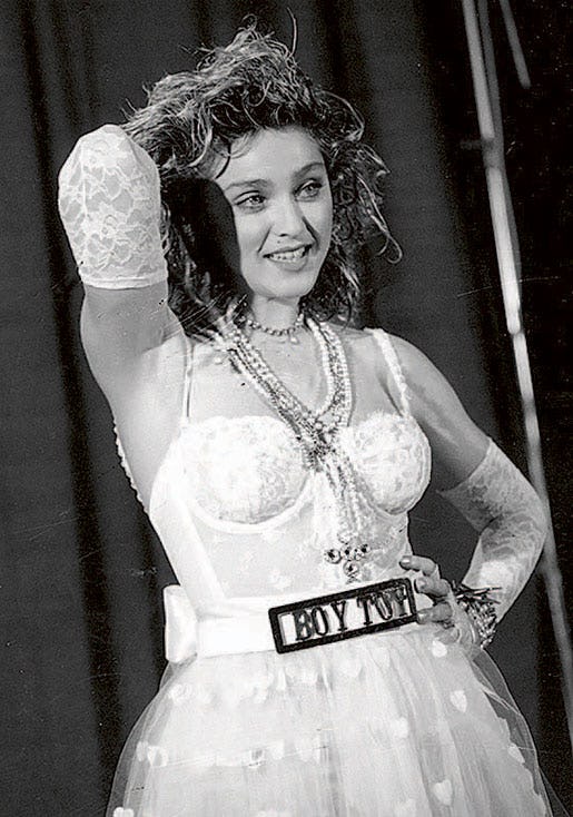 På MTV-galan som 25-åring. Året är 1984. Foto: AP