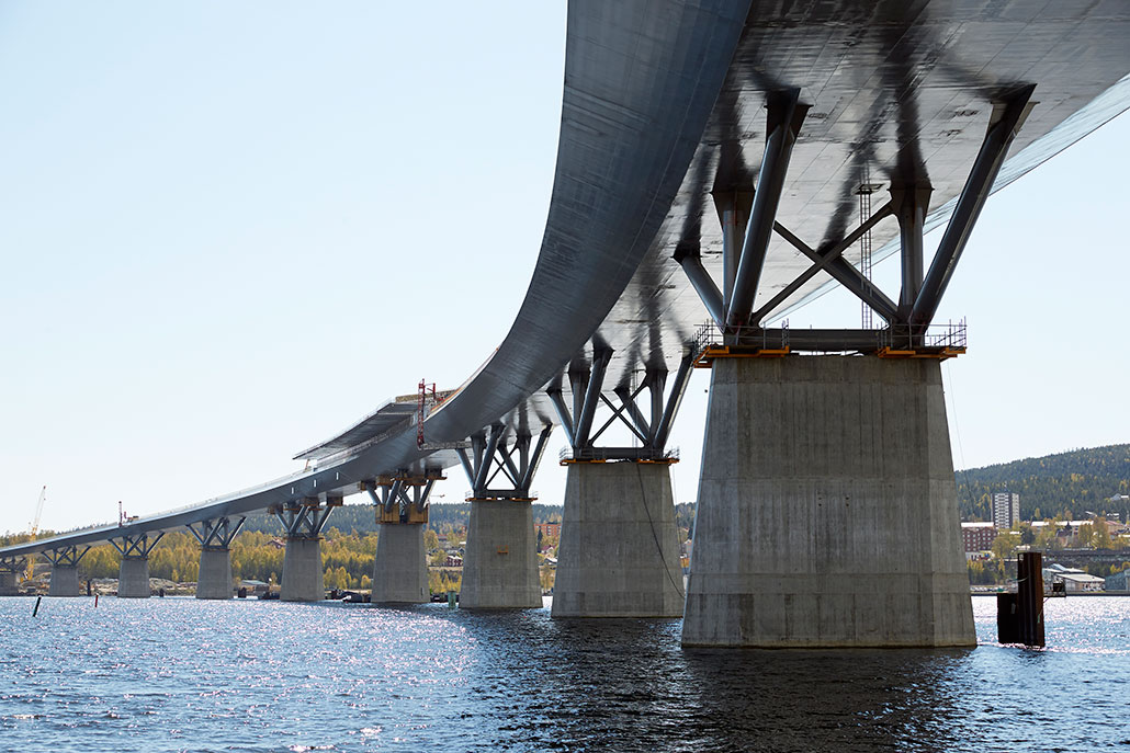 Sundsvallsbron. Foto: Trafikverket