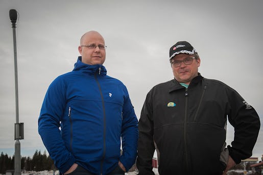 Niklas Eriksson och Jan Niemi söker nu nya jobb, även långt från Pajala. Foto: Kim Kangas