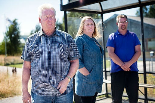 – Efter varje upphandling får vi förare lära arbetsgivarna hur trafiken fungerar, säger Kenneth Hallberg. Sedan, efter provanställningen, kan de säga upp oss utan anledning. Foto: Lina Alriksson