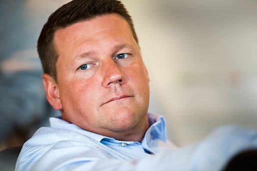 Tobias Baudin är oroad över SD:s framgångar. Foto: Rickard Nilsson