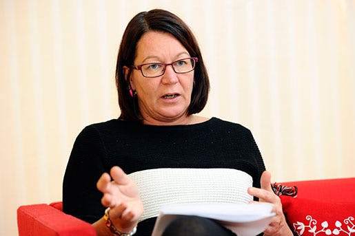 Lenita Granlund, Kommunal avtalssekreterare. Foto: Henrik Montgomery