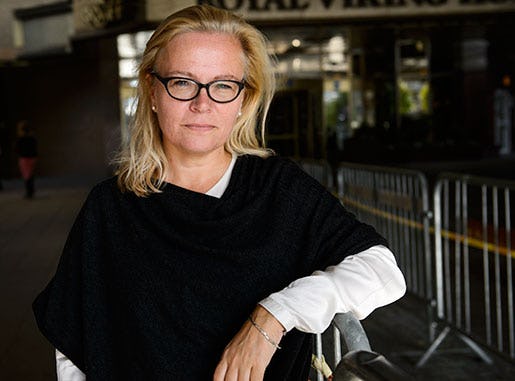 ST:s ordförande Britta Lejon tycker att det är orimligt att statliga bolag satsar resurser på att lägga sig i politiken. Foto: Henrik Montgomery