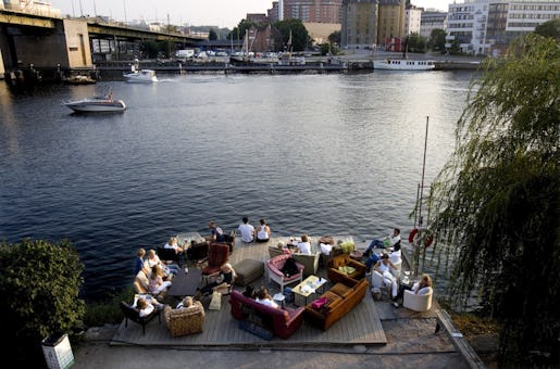 STOCKHOLM 20070824 Matfestival p Street marknad vid Hornstull i Stockholm. Foto: Pontus Lundahl / SCANPIX / Kod 10050