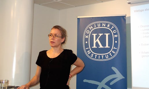 Stockholm 20151007 : ≈sa Olli Segendorf ‰r chef fˆr Konjunkturinstituets enhet fˆr arbetsmarknad och prisbildning. Foto: Olle Lindstrˆm / TT / kod 10510