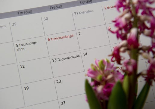 STOCKHOLM 2012-01-04 Almanacka med trettondagshelgen i fokus. Foto Jonas Ekstrˆmer / SCANPIX kod 10030