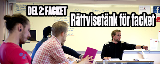 BorÂs 2015-05-06 PÂ Viskadalens folkhˆgskola n‰ra BorÂs hÂller Emil Forssberg en kurs om global r‰ttvisa. FOTO Adam Ihse / TT / Kod 9200