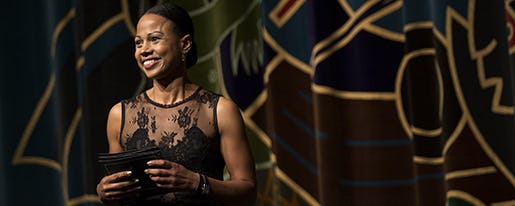 G÷TEBORG 2016-01-29 Kulturminister Alice Bah Kuhnke (MP) vid invigningen av Gˆteborg film festival 2016. Foto Bjˆrn Larsson Rosvall / TT / Kod 9200