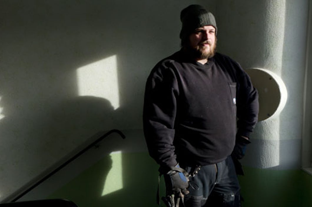 Tommy Åsander, sanerare, är nöjd med individgarantin men missnöjd med de nya reglerna för traktamenten. Foto: Thomas Fahlander