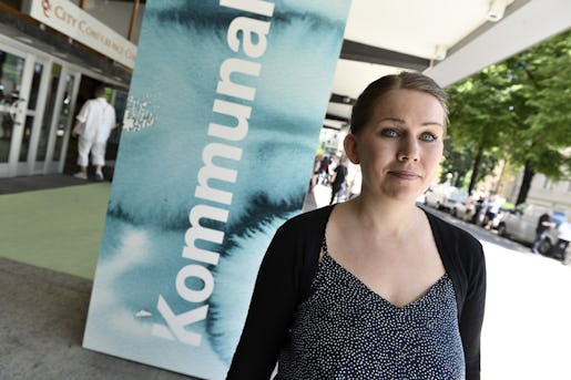 160602 - Lisa Bengtsson, ny medlem i fˆrbundsledningen i Kommunal. Foto: Claudio Bresciani / TT / 10090