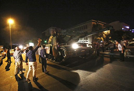 Den militära kupp mot Turkiets regering i juli har fått konsekvenser för turkiska fack. Foto: AP