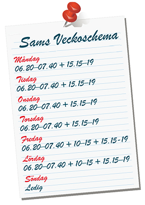 webb-veckoschema