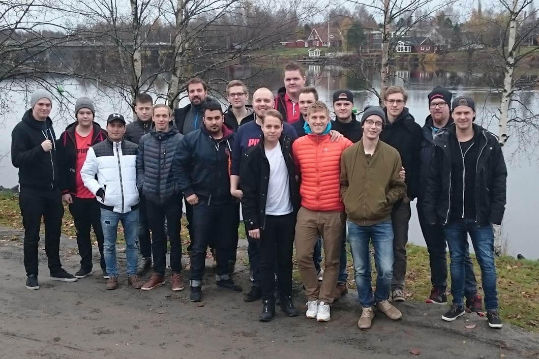 Ungdomar inom elektrikerförbundet från hela landet möttes i Umeå. Foto: Casper Flory