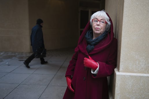 STOCKHOLM 2015-02-24 Historikern och fˆrfattaren Yvonne Hirdman fotograferad i Stockholm. Hirdman ‰r aktuell med sj‰lvbiografin "Medan jag var ung". Foto: Vilhelm Stokstad / TT / Kod 11370