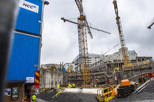 STOCKHOLM 2016-10-25 En bild frÂn ombyggnationen av Sˆdersjukhuset, (SˆS) Foto: Lars Pehrson / SvD / TT / Kod: 30152 ** OUT DN och Dagens Industri (‰ven arkiv) och Metro**
