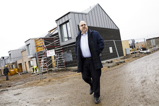 Karl-Petter Torwaldsson på besök i Landskrona.