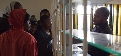 Skilled unemployed workers wait before the opening of a labour office in Isando, east of Johannesburg. Workers who look for daily or contract employment constantly visit the offices with their skill set, in hopes that the labour broker will fit them into needed employment. Picture: Kevin Sutherland / Arbetet Global - April 25, 2017