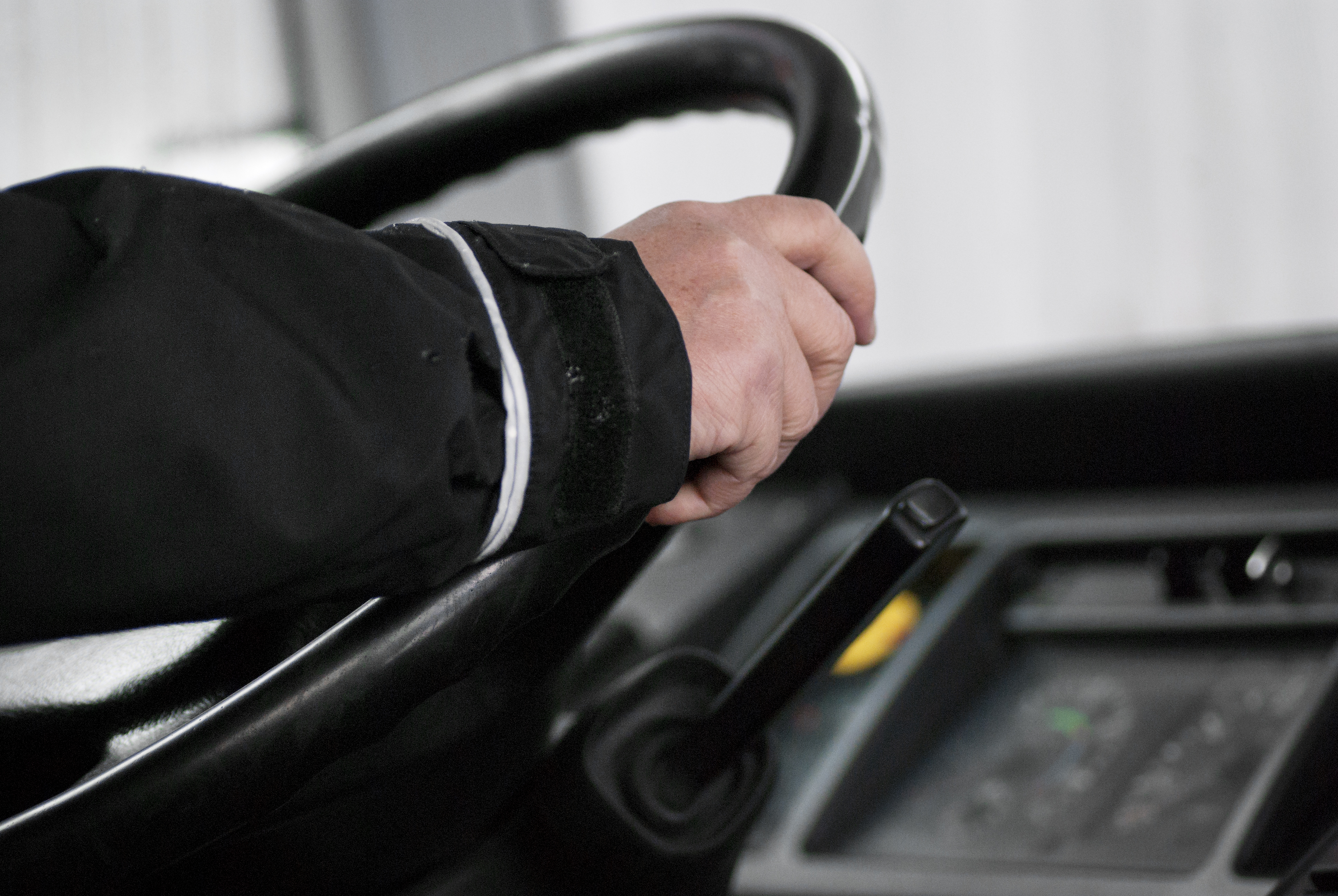 Bussförare (genrebild).