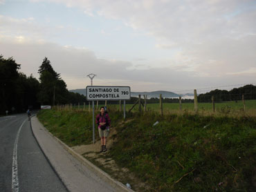 Erja Laaksonen, pilgrimsvandring.