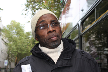 Demonstration i London, Kolanwole Agore.