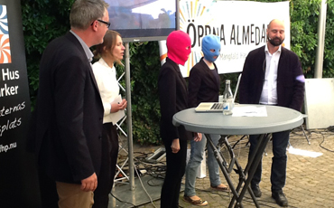 Pussy Riot i Almedalen.