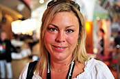 Jessica Bjur, barnskötare, Strängnäs, ombud Kommunals kongress 2010.