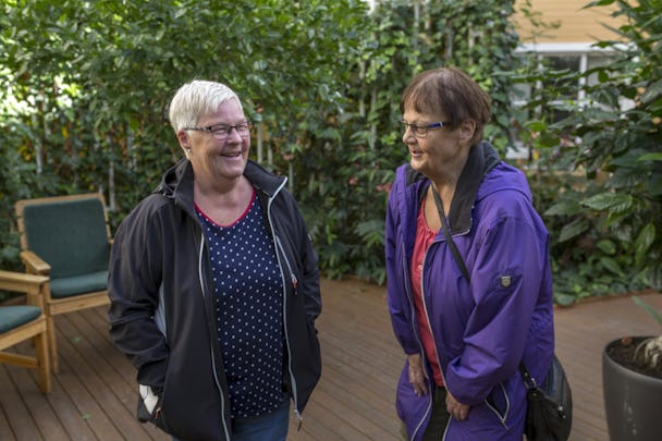 Inga-Britt Berglund och Eva Jonasson.