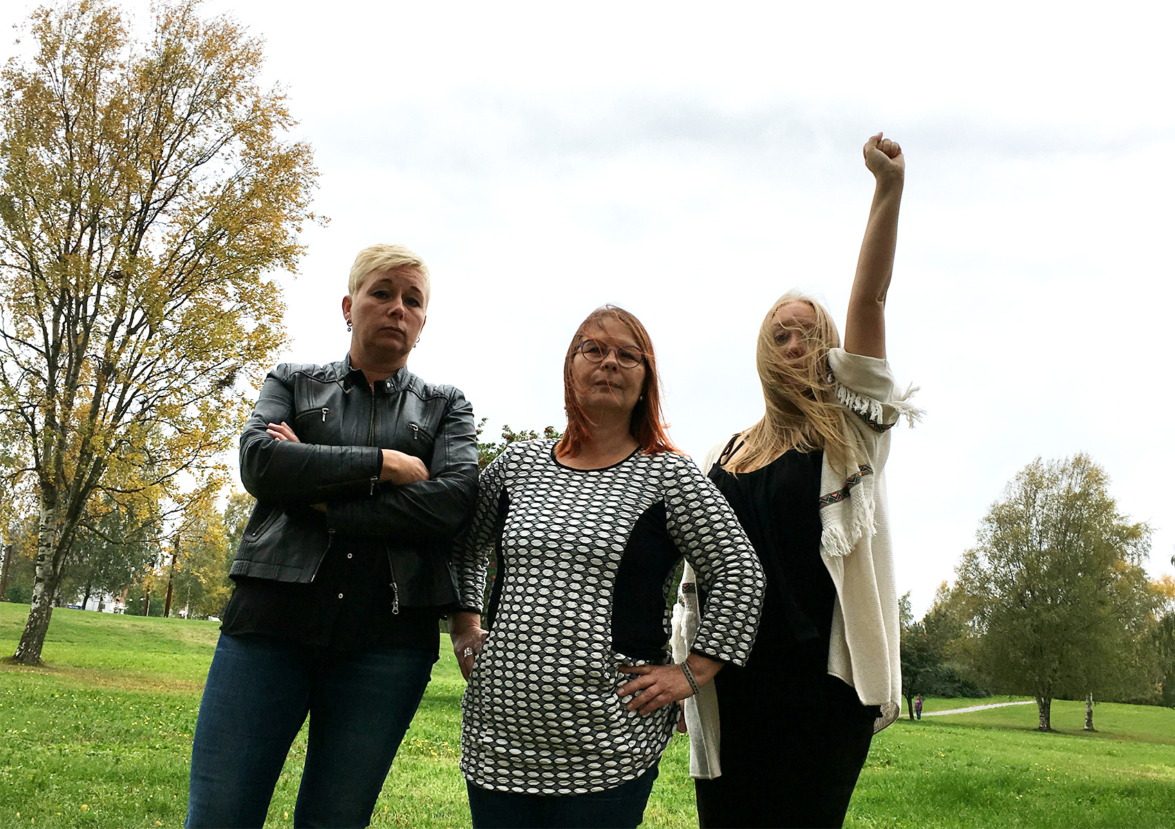 Katarina Omnell, Gun-Britt Gun-Britt Thorneus och Sofia Larsson.