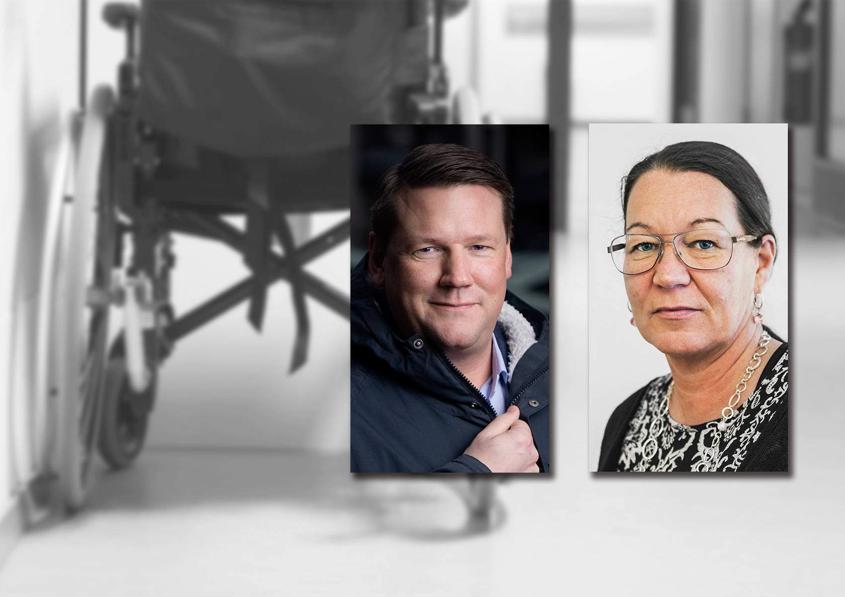 Tobias Baudin och Lenita Granlund.