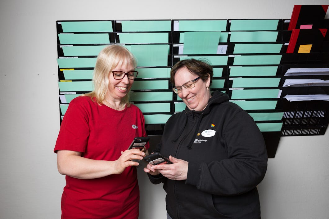 Maria Häljestig och Marie Moberg-Lövhaugen.