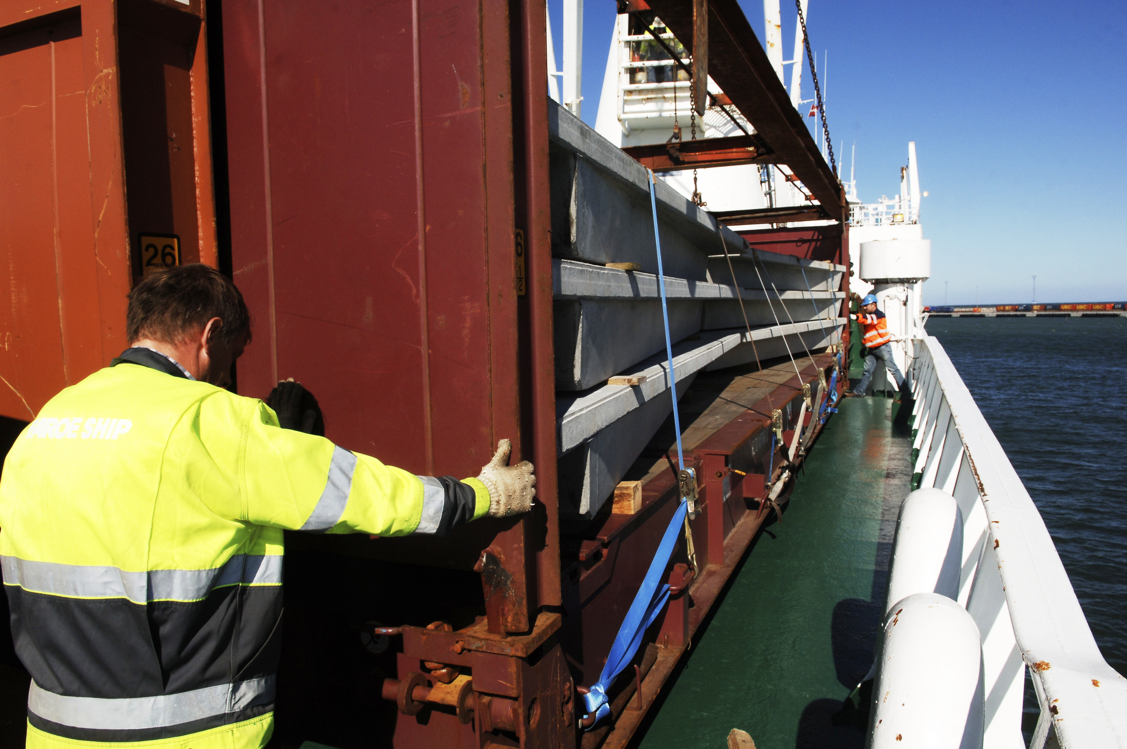 Hamnarbetare (genrebild).