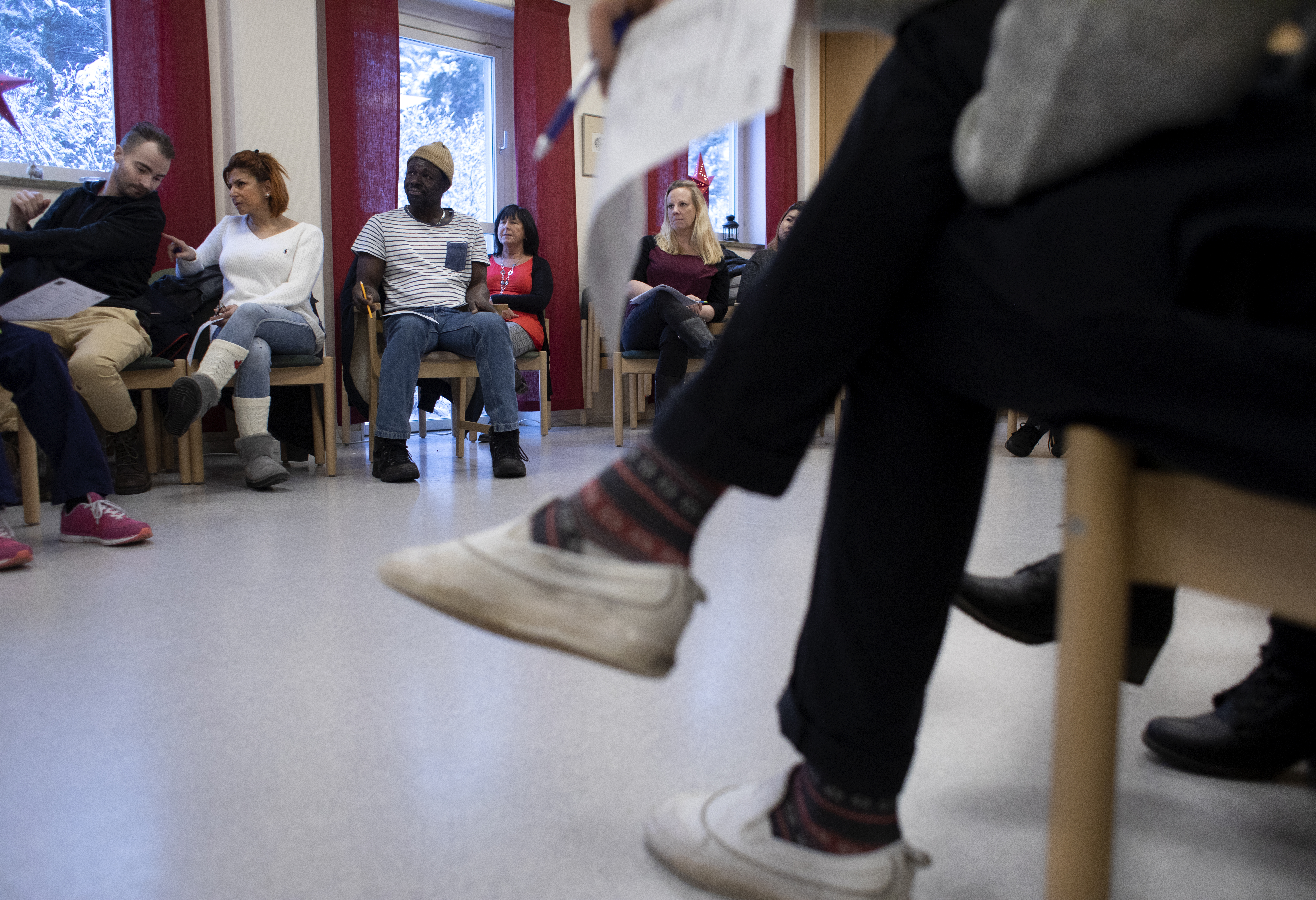 Undersköterskorna i Falun håller workshop.