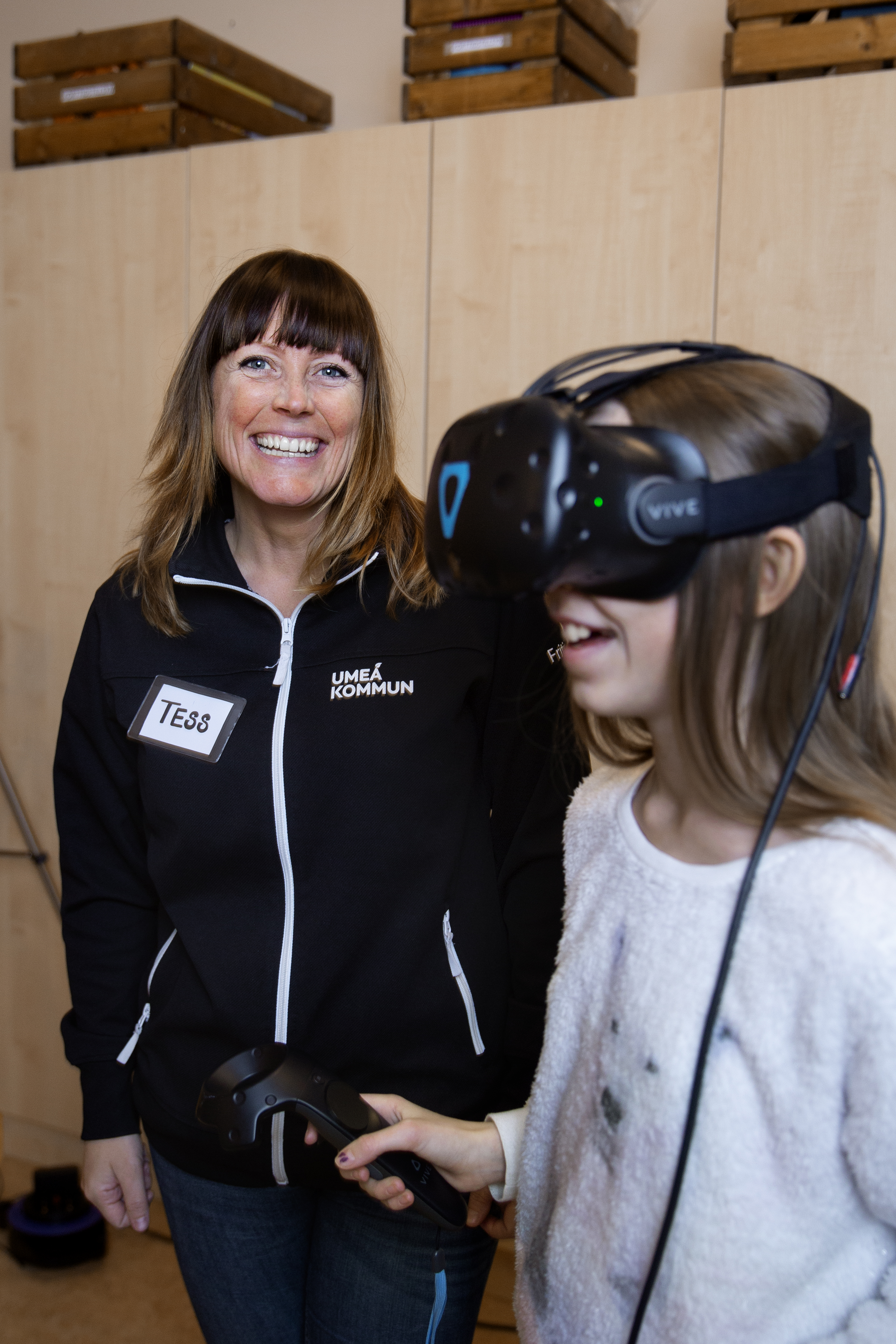 Therese Östensson med Disa Avelin.