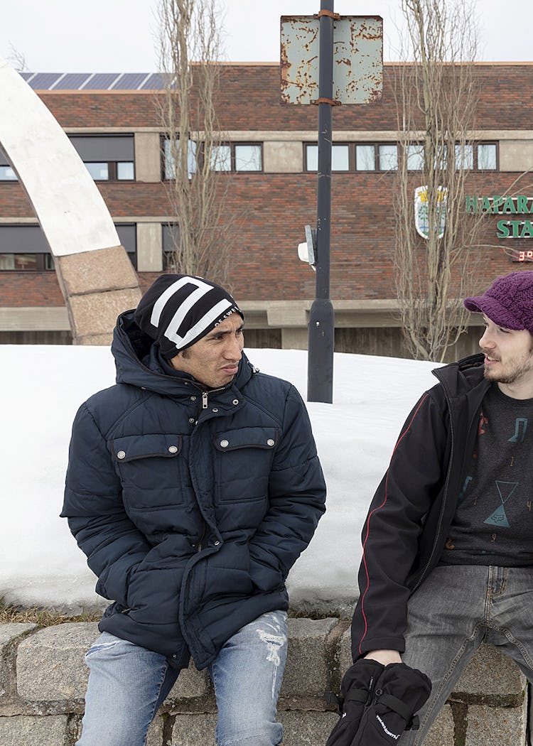 Bahadur Hosseini och Marcus Karlsson.