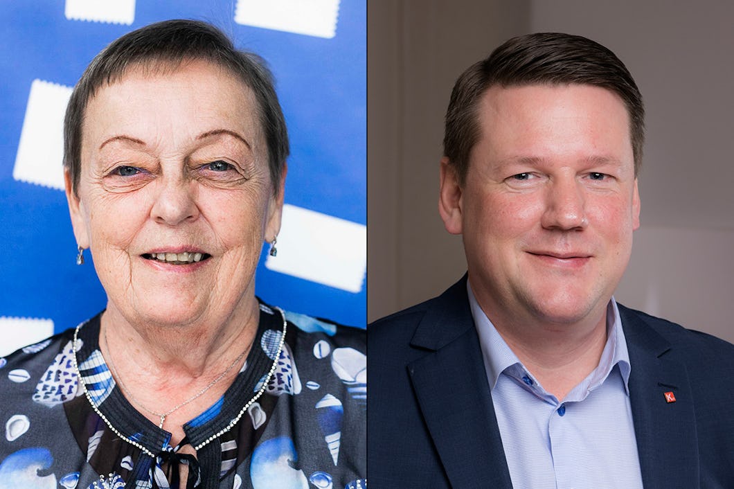 Christina Tallberg och Tobias Baudin.