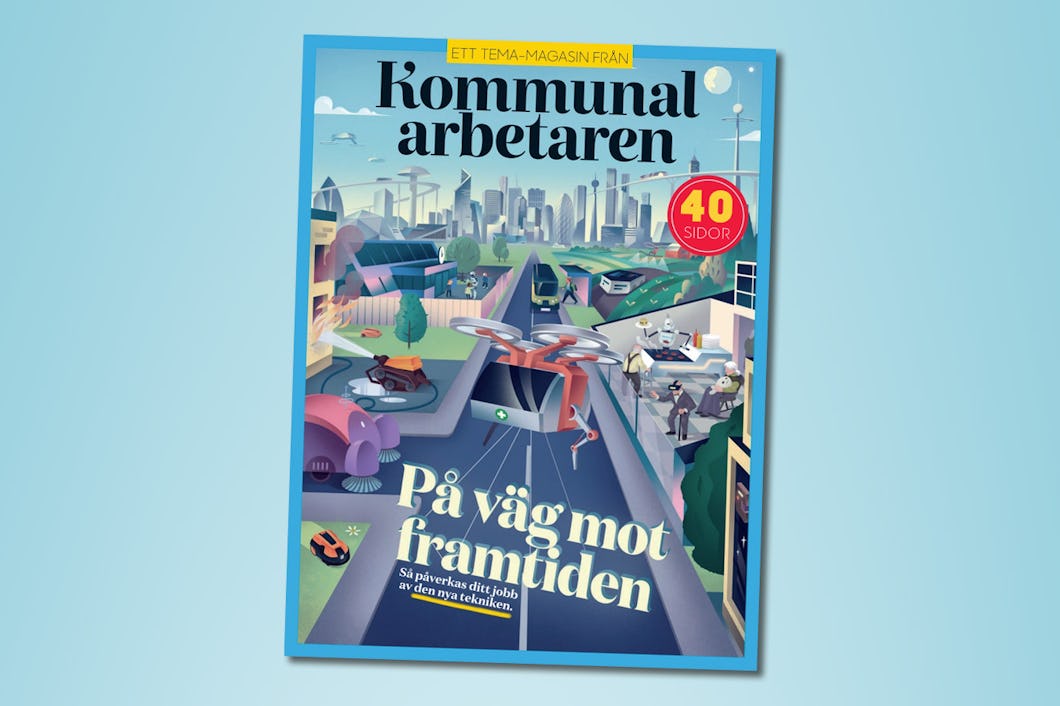 Kommunalarbetarens e-magasin ”På väg mot framtiden”.