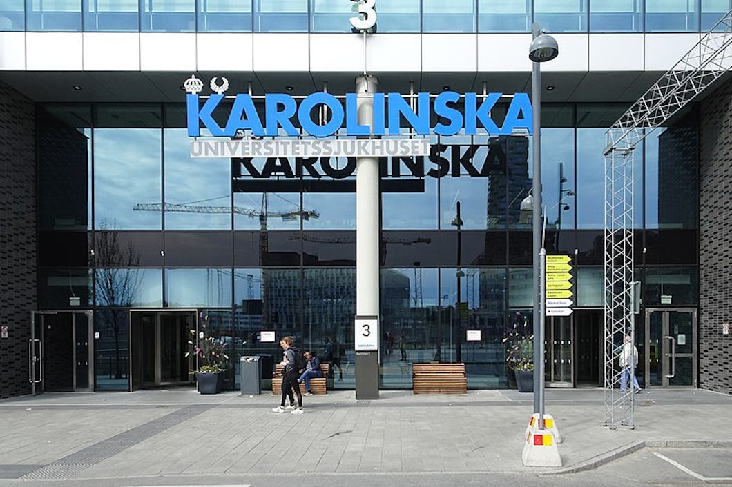 Karolinska universitetssjukhuset.